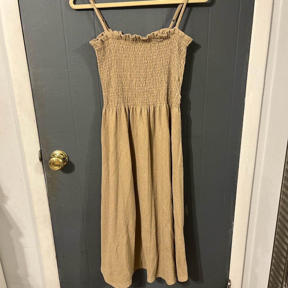 Light brown dress